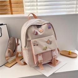 KBW345  Female Schoolbag Large Capacity High School College Students Backpack Junior High School Students Shoulder Bag