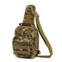 Unisex Four-Purpose Chest Bag Small Crossbody Backpack with Zipper Closure for Cycling and Other Activities