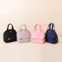 ZWY046 Daily Outdoor Travel Picnic Split Insulated Lunch Bag Simple Oxford Breastmilk Cooler Bag Portable Solid Color Handbag