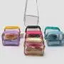 Special Hot Selling Waterproof Lightweight Gold Crossbody Bag Women Transparent Bag Zipper Pvc Transparent Bag