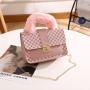 2024 Ladies Joker Shoulder Bag Fashionable Portable Handbag with Single Strap and Chain Decoration Wholesale Mobile Phone Bag