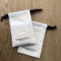 Promotional Small Wedding Linen Cotton Gift Jewelry Bag Custom Logo Printed Cotton Linen Drawstring Pouch
