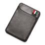 ZHF004 Cross-border PU Men's Creative Magic Wallet Solid Color Women's Card Bag Men's Wallet Spot Wholesale