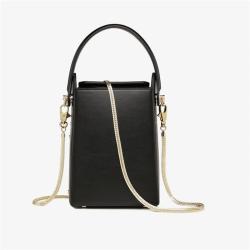 2024 Custom Women Lady Genuine Leather Mini Small Mobile Phone Chain Shoulder Crossbody Pouch Bag Purses