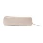 PU Leather Pencil Cosmetic Case Metal Zipper Makeup Pouch