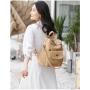 ZR723 New Women Bag Backpack Fashion Good Girl PU Leather Waterproof Schoolbag Female Flip Cover Versatile Travel Crossbody Bag