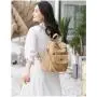 ZR723 New Women Bag Backpack Fashion Good Girl PU Leather Waterproof Schoolbag Female Flip Cover Versatile Travel Crossbody Bag