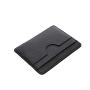 Rfid blocking leather card holder slim front pocket men's card holder