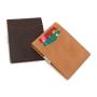 Minimalist Men's Wallet Money Clip PU Leather Mens Clip Wallet RFID Leather Money Clip