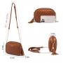 LOVEVOOK 2023 New Quilted Vegan Leather Cross Body Bag with Tassel for Ladies Luxury Diamond Women Shoulder Crossbody Purses