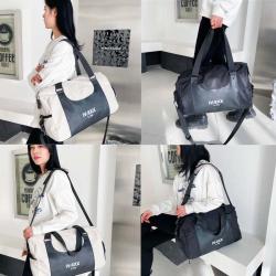 Duffle Weekend Bag Women Overnight Travel Bag Carry On Workout Gym Trip Duffle Bag with Shoes Compartment