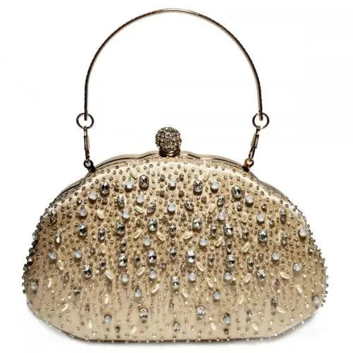New Arrival Bridal Wedding Elegant Wholesale Fancy Colorful Rhinestones Clutch Bag Handbag Rhinestones Bags For Woman