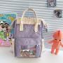 Factory Customized Laptop Ita bag Nylon Ita Backpack With Clear Window
