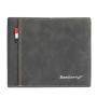 OEM033 Customize Design Slim Coin Purse PU Leather Bifold Wallet For Man ID Credit Card Holder Slim Short Wallet Men