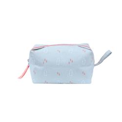 In Stock Square Environmental Reusable Organizer RPET Cosmetic Bag