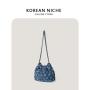 Wholesale Korean New Style Design High-Quality Large Capacity Luxury Simple Portable Ladies Bucket Hand Bags for Woman