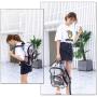 KBW974  Custom Clear Backpack for Kids Heavy Duty PVC Transparent with Solid Pattern Travel Organizer Student School Bag