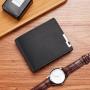 Men's Korean Version Iron Side Short Wallet Waterproof Horizontal Multi-Card Trend Card Bag Open Closure Type