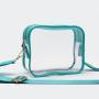 High Quality Clear Crossbody PVC Bag Transparent PVC Shoulder Bag Stadium Approved Clear Concert Bag