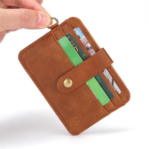 KHF019 2023 Hot Selling Men's Business Fashion Wallet Multifunctional Card Bag Card Holder Cowhide Grain Coin Purse Key Bag