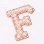 A-Z Pearl Alphabets Mass Stock Colorful Environmental Friendly Fast Delivery 26 Alphabetical Beads Glitter Letter Patches
