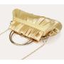 HR666 Women New Designed Silk-like Inlaid Diamond Brightly Clutch Handbag Fashion Retro Dinner Bag Ladies Luxury Party Bag