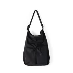 Large Capacity Nylon Material Soft Handbag Shoulder Shopping Tote Bag With Design Shopping Bags Women Shoulder