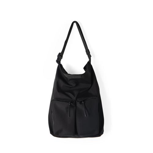 Large Capacity Nylon Material Soft Handbag Shoulder Shopping Tote Bag With Design Shopping Bags Women Shoulder