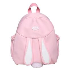 ZWY204 New Cute Rabbit Girl Pendant Shoulder Bag Polyester Lightweight Outdoor Travel Backpack Hot Sale Kids Student Backpack