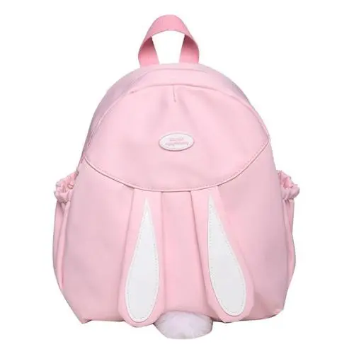ZWY204 New Cute Rabbit Girl Pendant Shoulder Bag Polyester Lightweight Outdoor Travel Backpack Hot Sale Kids Student Backpack