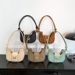 2024 New Texture Western Style Handbag 2024 Retro Single Shoulder Bag Unique Design Crossbody Bag