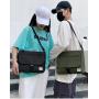 HR062 Fashion Boys And Girls Simple Backpack Nylon Solid Color Casual Students Durable Bag Shoulder Crossbody Duffel Travel Bag
