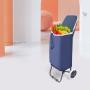 LX071 Foldable Backpack Trolleys Carts School Bag Luggage Handle Bag Accessories Home Folding Shopping Cart Travel Trolley