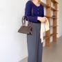 Autumn Brown Premium Crossbody Bag New Metal Switch Tote Bag Luxury Crocodile Pattern Handbag