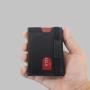 Minimalist Design Genuine Leather Wallet Card Holder RFID Slim Men Genuine Leather Trifold Wallet