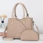 2024 New wholesale luxury leather fashion quilted leather bags set women's large capacity handbags For ladies