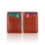 Wholesale Id Card Holder Rfid Blocking Wallet Card Holder Genuine Leather Bifold Card Holder