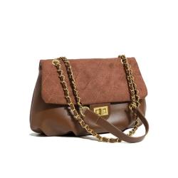 Fashion Cross Body Hand Bags for Women Shopping Purses 2024 Designer Ladies Handbags and Chain Shoulder Bag with Velvet Cover PU