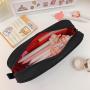 BD037 Wholesale Student Stationery Bag Large Capacity Pencil Case ins Cartoon Embroidery Pencil  Bag Portable Cosmetic Bag