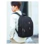 HR176 Men's Leisure Business Computer Bag Oxford Reduce Pressure Travel Sports Backpack Spliced Waterproof Laptop Insert Bag