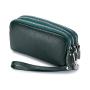 Fashion wallet women long purse leather zipper long wallet women's leather long wallet purse with strap