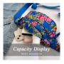 HR734 Unisex New Design Outdoor Waist Bag Flowers One Shoulder Crossbody Bag Riding Waistpack Nylon Waterproof Chest Phone Bag