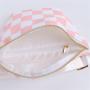 Keymay Manufacturer Custom Crossbody Bag Women Waist Bag Belt Cross Body Chest Sling Bags Checked Printed Cute Nylon Fanny Packs