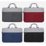ZR902 New Unisex Briefcase Business Men's Handbag Zipper Office Work Oxford Waterproof Shoulder Laptop Bag Document Computer Bag