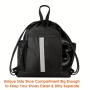 KBW760 Outdoor Sports Backpack Lightweight Foldable Drawstring Gym Bag Basketball Football Training Bag Travel Luggage Bag