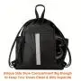 KBW760 Outdoor Sports Backpack Lightweight Foldable Drawstring Gym Bag Basketball Football Training Bag Travel Luggage Bag