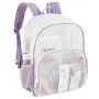 Gelory Wholesale Heavy Duty Semi-Transparent Mesh Sports Backpack See Through College Student Backpack
