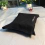 Black Cotton Flannel Envelop Dust Cover Bag