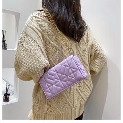 New Ladies Designer Flap Bags High Quality Women Shoulder Bag Quilted Crossbody Purse Daily Lattice Leather Evening Chain Bag