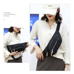 Versatile Nylon Shoulder Messenger Bag Outdoor Running Sports Multifunctional Ladies Waist Bag
